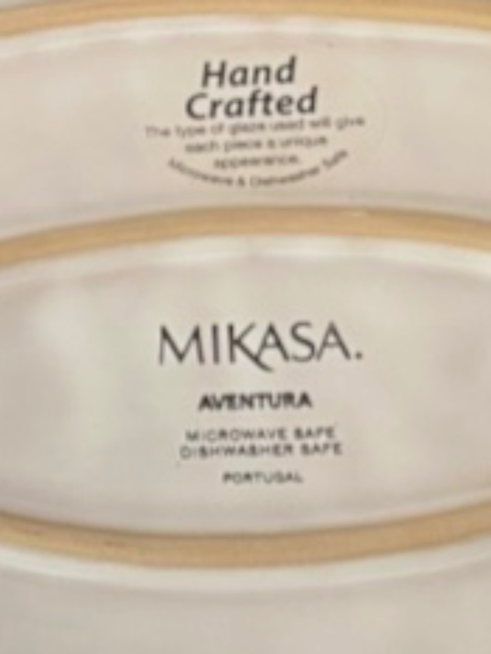 Mikasa Glazed Oval Serving Platter - Picture 3 of 3